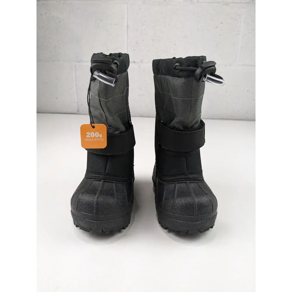 Columbia Toddler Size 5 Black & Gray Winter Boots